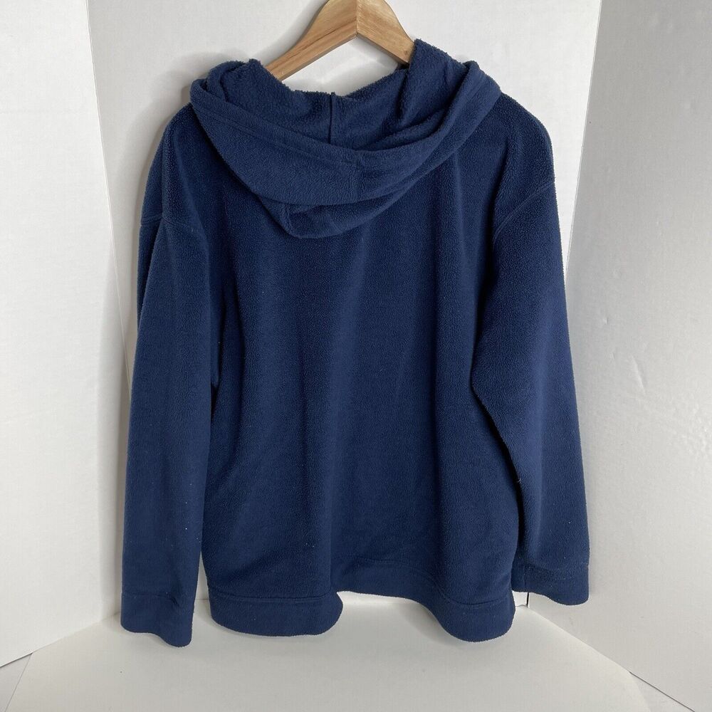 Eeyore Full Zip Hoodie Sweatshirt, Womens 1X, Dark Blue, Disney, Long Sleeve - Picture 3 of 9